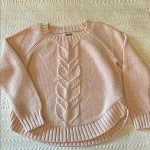 Aerie Blush Cable Knit Sweater